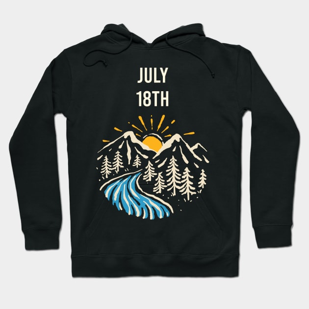 Landscape July 18th 18 Hoodie by blakelan128